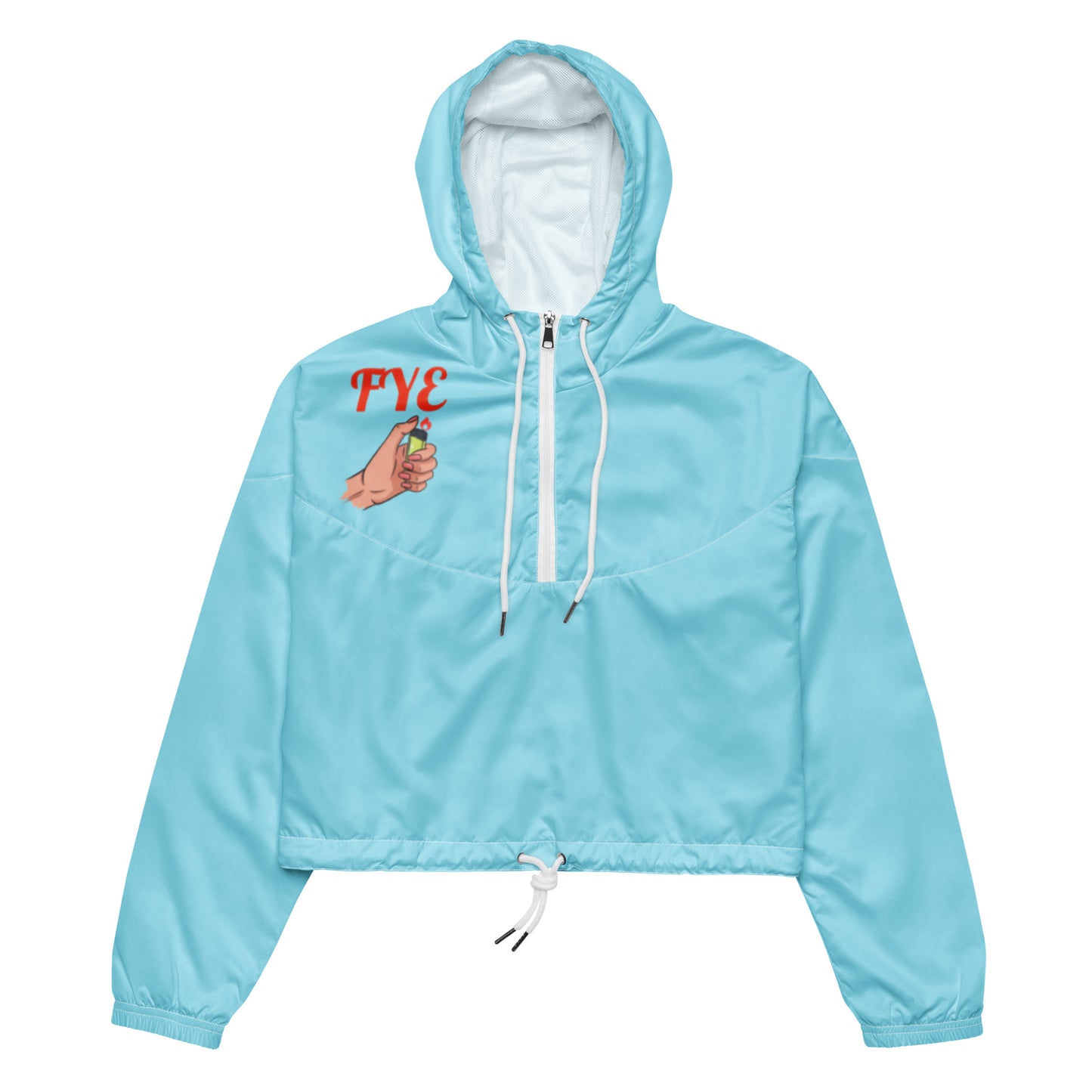 WOMEN’S FYE CROP WINDBREAKER JACKET